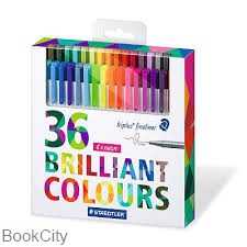 روان‌نویس 36 رنگ نوک نمدی STAEDTLER 334C36 Triplus