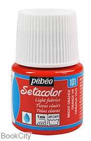 رنگ پارچه شفاف Pebeo 329101 45ml Vivid Orange 101