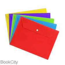 پوشه دکمه‌دار A4 رنگی Clips - 0