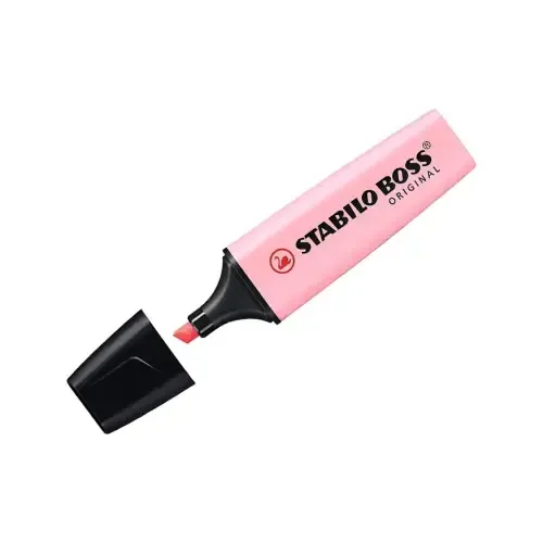 ماژیک های‌لایت صورتی پاستلی STABILO 70-129 Boss Original
