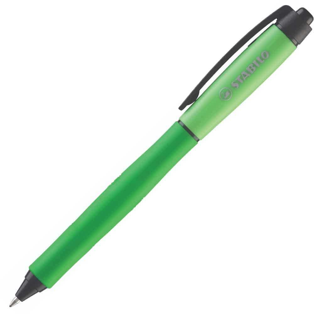 خودکار آبی ژله‌ای فشاری بدنه سبز STABILO 268-1-41-2 Palette 0.7mm