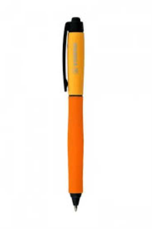 خودکار مشکی ژله‌ای فشاری بدنه نارنجی STABILO 268-1-46-4 Palette 0.7mm
