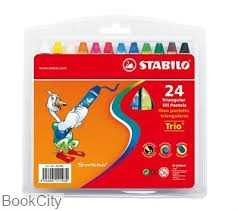 پاستل 24 رنگ STABILO 2624PL Trio