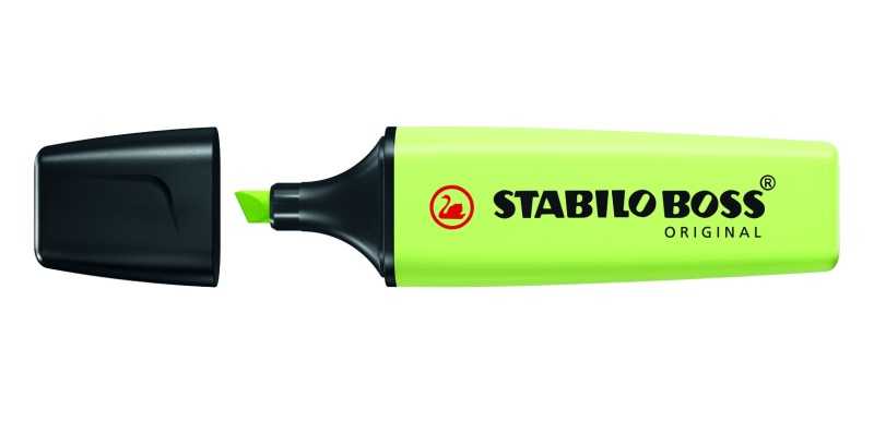 ماژیک های‌لایت لیمویی پاستلی STABILO 70-133 Boss Original - 0
