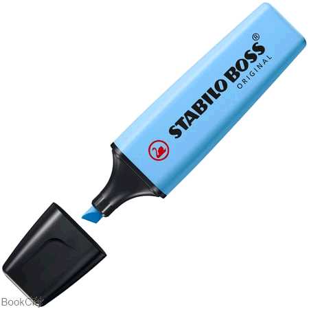 ماژیک های‌لایت آبی آسمانی پاستلی STABILO 70-112 Boss Original