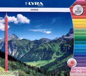 مدادرنگی 24 رنگ فلزی متنوع LYRA