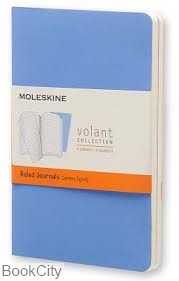 یادداشت 20 برگ 2 عددی A6 آبی MOLESKINE Volant