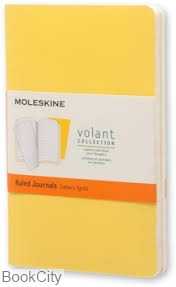 یادداشت 20 برگ 2 عددی A6 زرد MOLESKINE Volant
