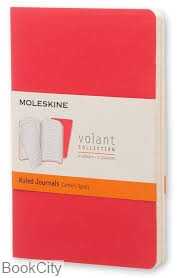 یادداشت 20 برگ 2 عددی A6 قرمز MOLESKINE Volant