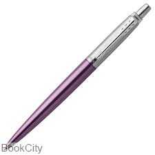 خودکار تمام استیل بنفش متالیک گیره کروم PARKER Jotter 2017