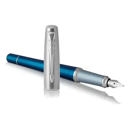 خودنویس آبی متالیک گیره کروم PARKER Urban Premium