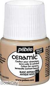 رنگ سرامیک Pebeo 025032 Antique White 45ml