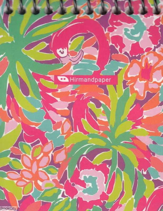 یادداشت 60 برگ 10×12 کاغذ رنگی سیم از بالا Hirmand