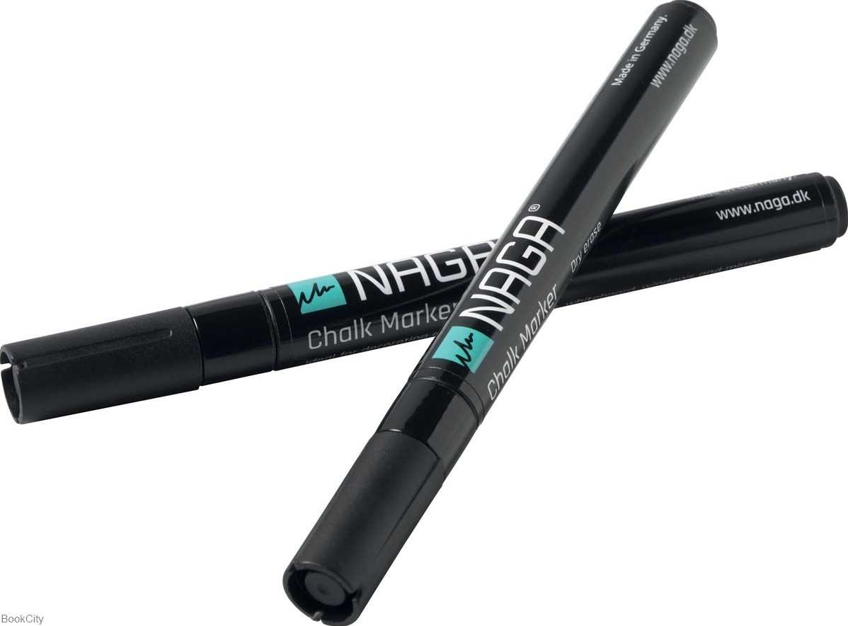 ماژیک مشکی 2 عددی NAGA 22110 2mm