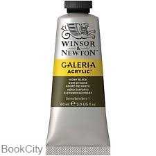 رنگ آکریلیک WINSOR 120331 60ml Ivory Black 331