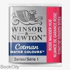 آبرنگ قرصی WINSOR 301580 Rose Madder Hue 580