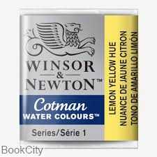 آبرنگ قرصی WINSOR 301346 Lemon Yellow Hue 346