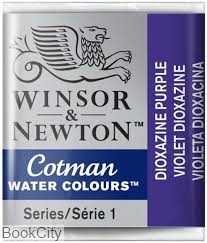 آبرنگ قرصی WINSOR 301231 Dioxazine Purple 231