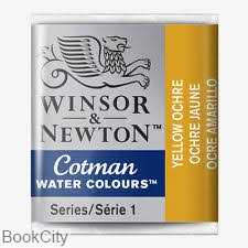 آبرنگ قرصی WINSOR 301744 Yellow Ochre 744