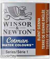 آبرنگ قرصی WINSOR 301074 Burnt Sienna 074