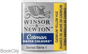 آبرنگ قرصی WINSOR 301109 Cadmium Yellow Hue 109