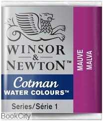 آبرنگ قرصی WINSOR 301398 Mauve 398