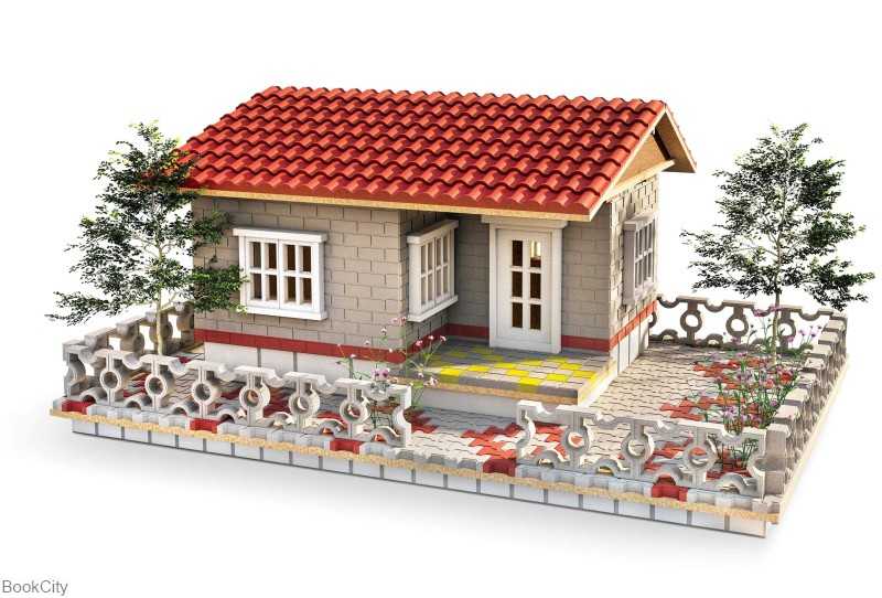 ویلای جنگلی نما طوسی ESHEL 8100 1:24 3D