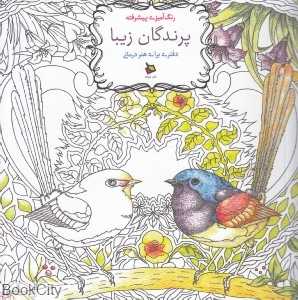 پرندگان زیبا (دفتری برای هنردرمانی) (رنگ‌آمیزی پیشرفته)