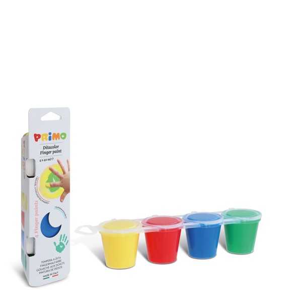 رنگ انگشتی 4 رنگ Primo 2251TD40S4 40ml