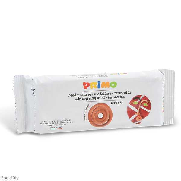 خمیر مجسمه‌سازی 1000gr آجری primo 2866MOD1000T
