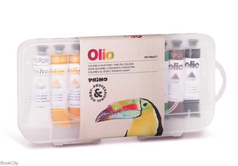 رنگ روغن 10 رنگ primo 425TO10P 18ml