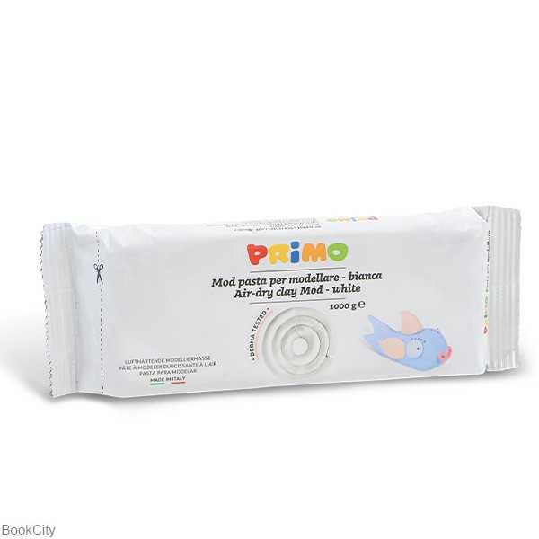 خمیر مجسمه‌سازی 1000gr سفید primo 2856MOD1000B