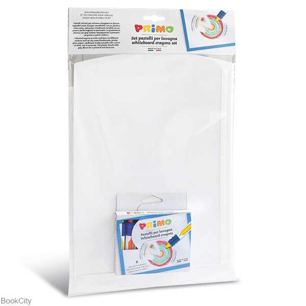 ست پاستل 8 رنگ با تخته وایت برد Primo Whiteboard 1302WSET
