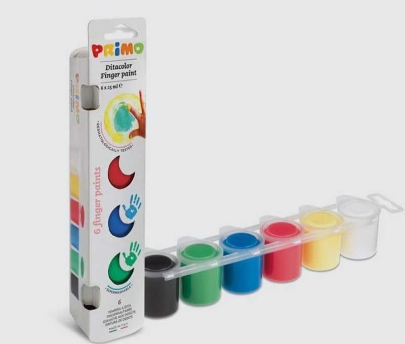 رنگ انگشتی 6 رنگ Primo 2252TD406S 40ml