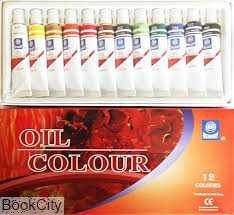 رنگ روغن 12 رنگ memory 8612 12ml
