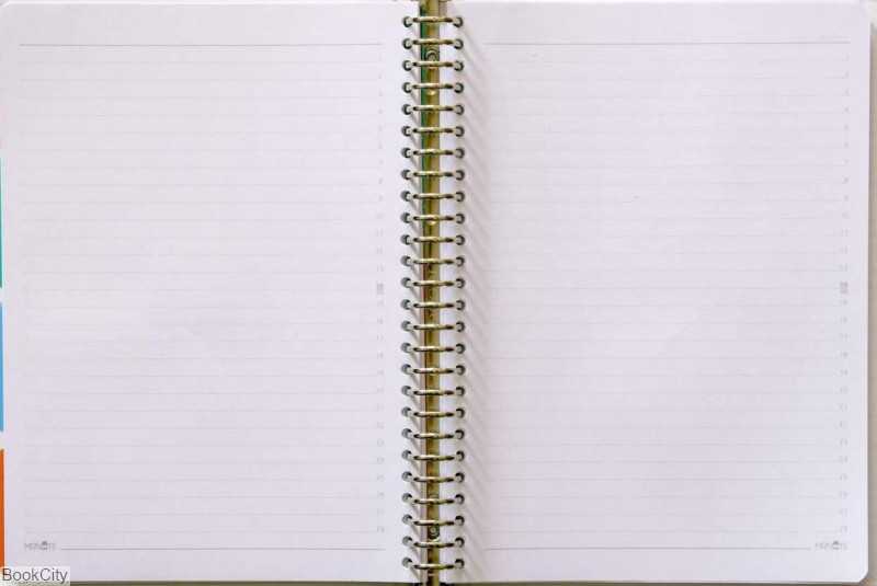 کلاسور 26 حلقه قفل فلزی Clips 1428 PU - 0