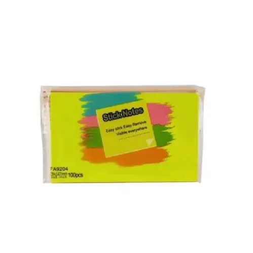 یادداشت چسب‌دار 100 برگ 127×76 رنگی schoolfans 9204 - 0