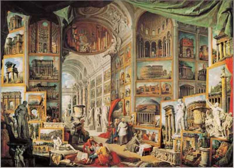 پازل Galleria Con Vedute Di Roma Antica 16051 1000pcs