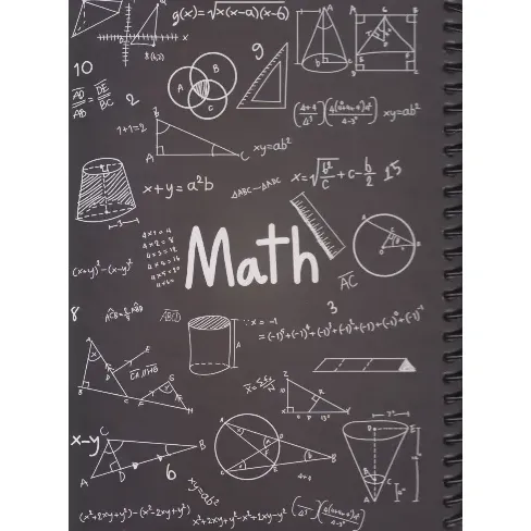 دفتر 200 برگ مشکی سیمی وزیری dotnote Math