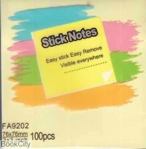 یادداشت چسب‌دار 100 برگ 76×76 فانتزی FANS 9202 - 0