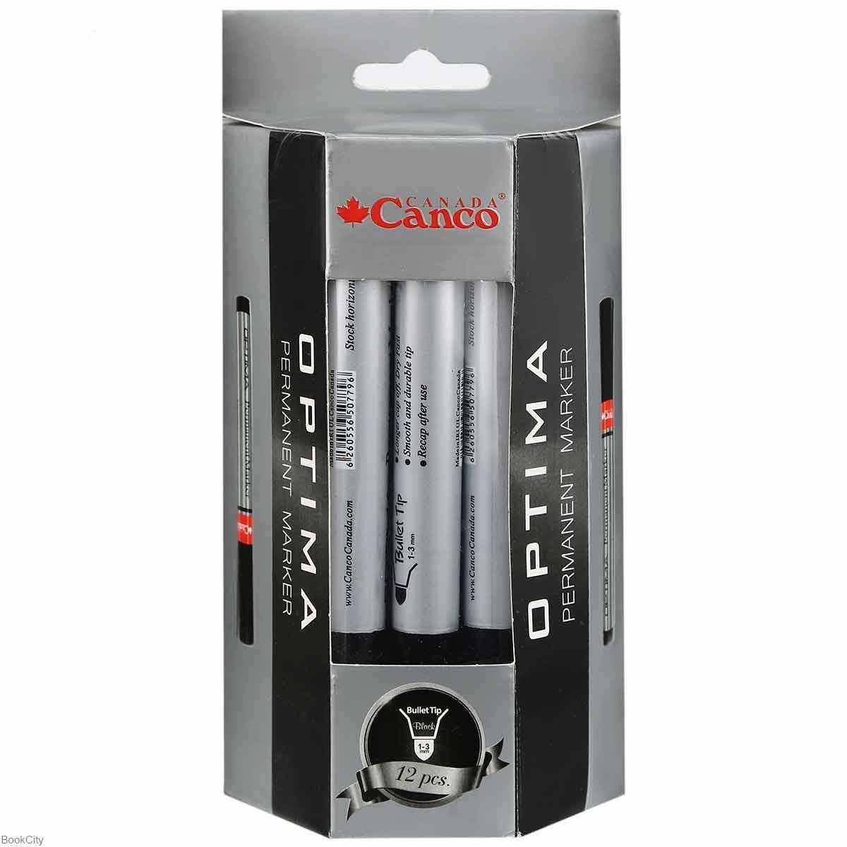 ماژیک مشکی نوک گرد Canco 1-3mm