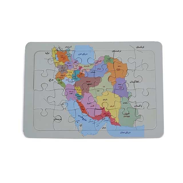 پازل نقشه استان‌های ایران - 0