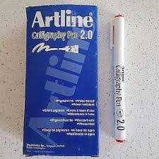 روان‌نویس خوشنویسی قرمز Artline EK-242 2.0mm