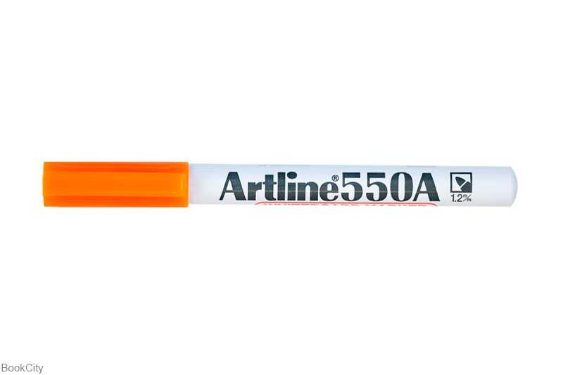 ماژیک وایت‌برد نارنجی نوک گرد Artline 550A 1.2mm