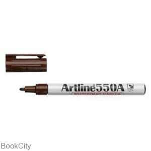 ماژیک وایت‌برد قهوه‌ای نوک گرد Artline 550A 1.2mm