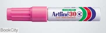 ماژیک نوک تخت صورتی Artline 30 Mini - 0