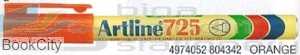 ماژیک نوک پلاستیکی نارنجی Artline 725 0.4mm