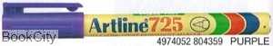 ماژیک نوک پلاستیکی بنفش Artline 725 0.4mm