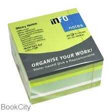 یادداشت چسب‌دار 75×75 رنگی inFO 5654-61