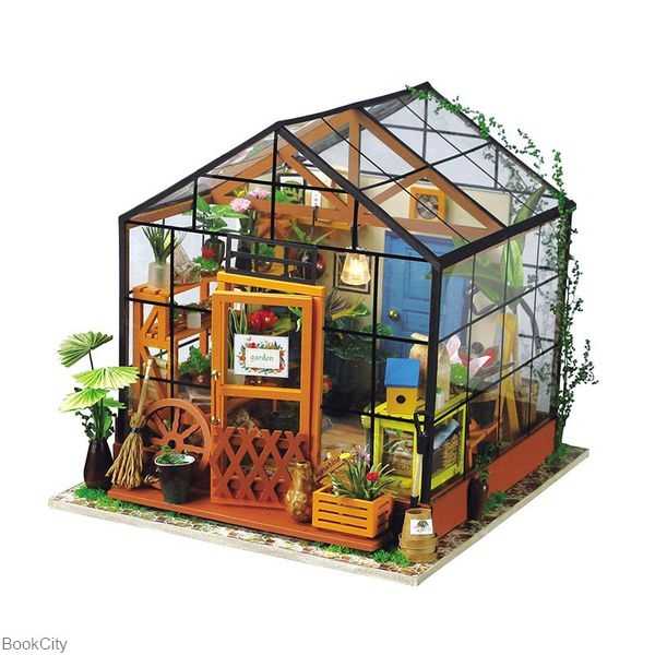 پازل چوبی سه‌ بعدی روبوتایم Cathy's Flower House DG104